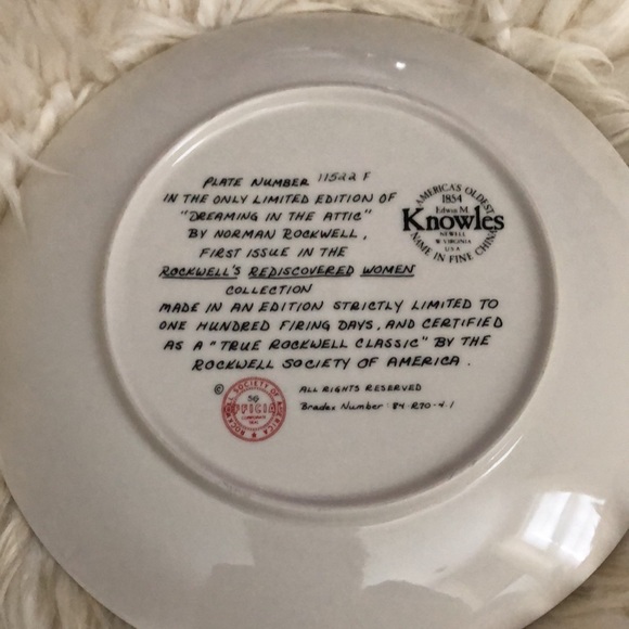 Vintage Norman Rockwell “Dreaming in the Attic” - Picture 2 of 2